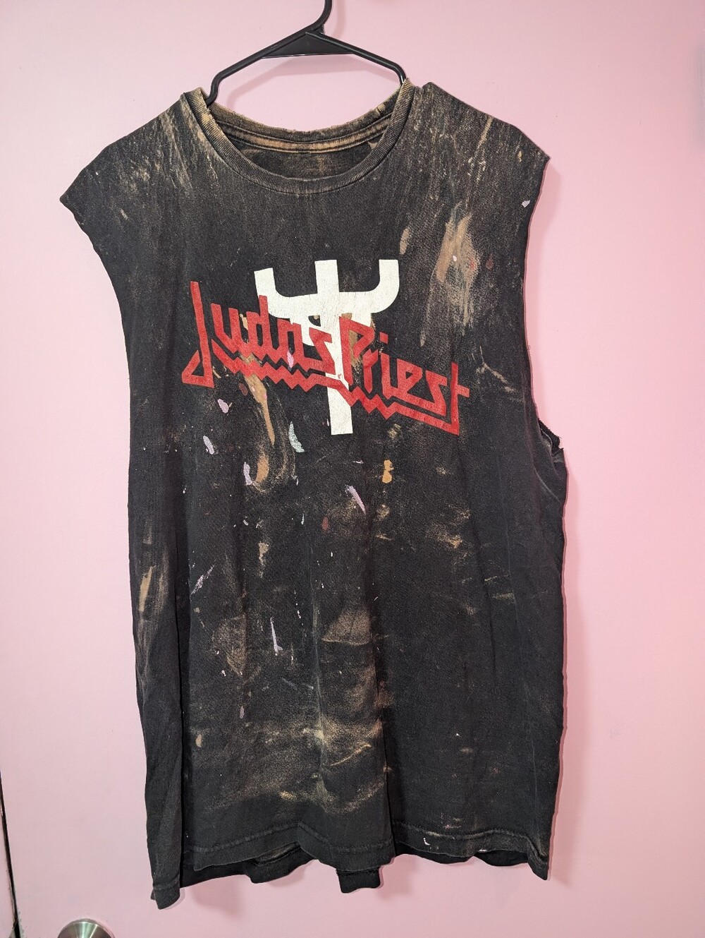 Judas Priest Distressed Muscle Shirt